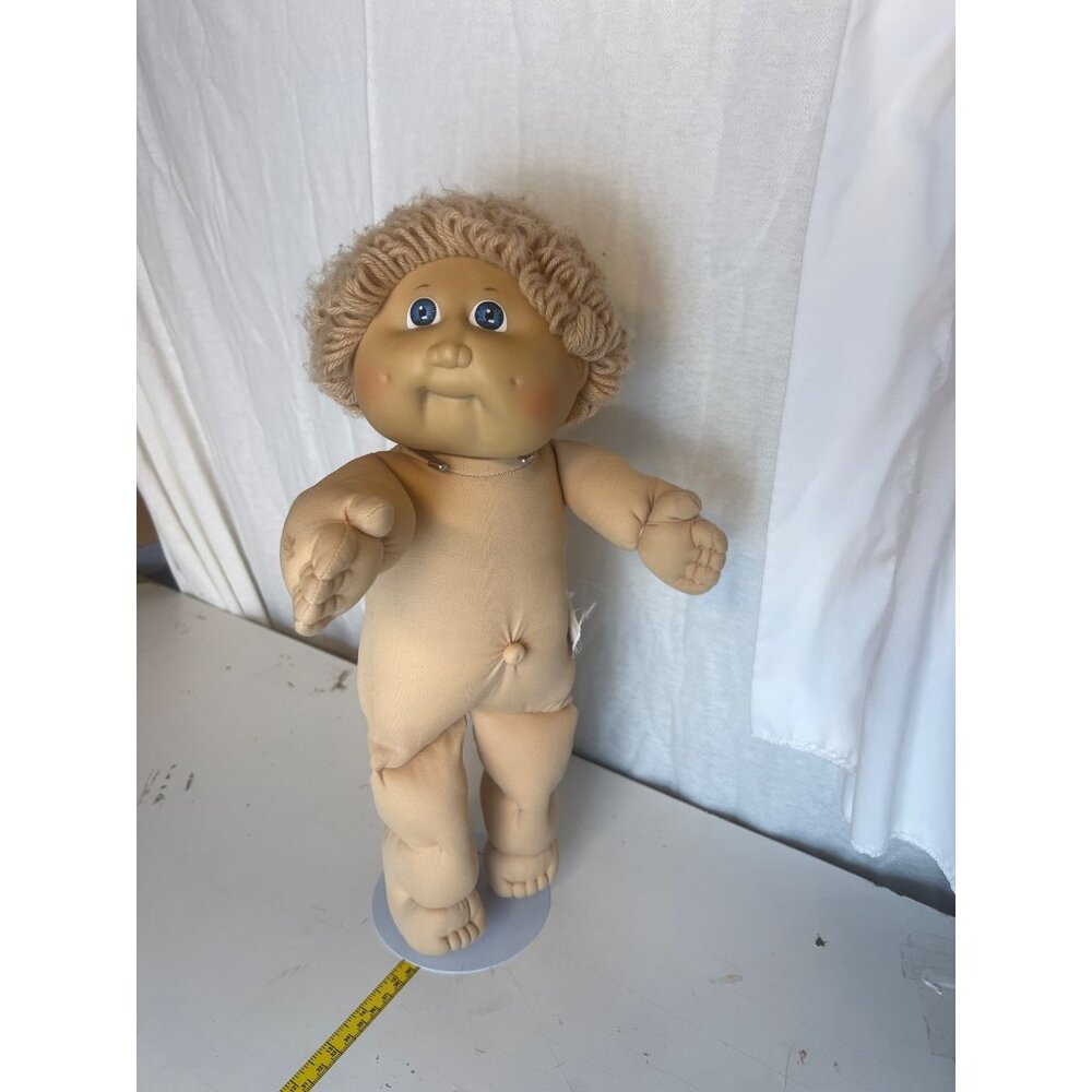 Vintage Cabbage Patch Kid Blonde Boy Signed Xavier Roberts Appalachian Artworks